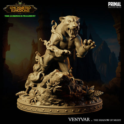 Venyvar, Panther - Uncharted Kingdoms - Unpainted Miniature