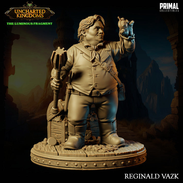 Reginald Vazk - Halfling Rogue - Uncharted Kingdoms - Unpainted Miniature