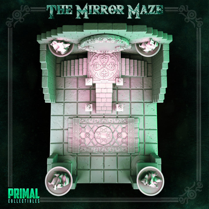 Sanctum Room - The Mirror Maze - Masters of Dungeons Quest - Unpainted Miniature