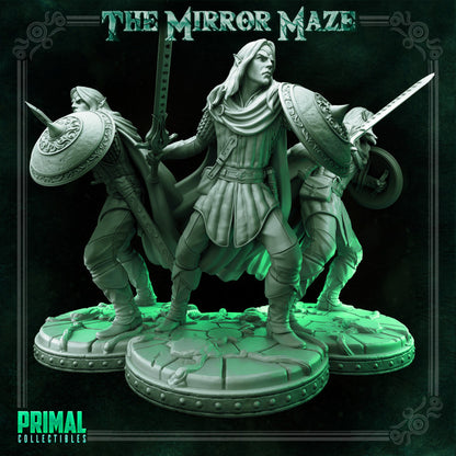 Athos - The Mirror Maze - Masters of Dungeons Quest - Unpainted Miniature