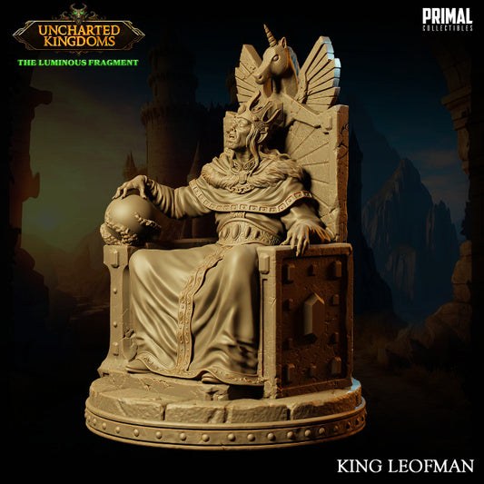 King Leofman - Uncharted Kingdoms - Unpainted Miniature