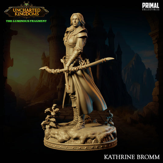 Kathrine Bromm - Uncharted Kingdoms - Unpainted Miniature