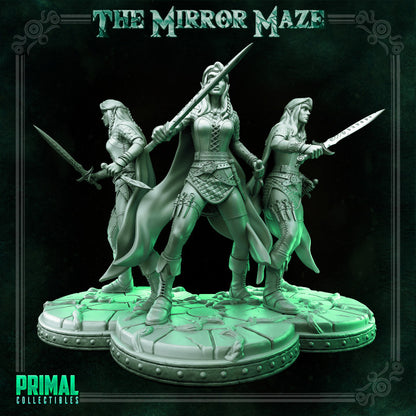 Lauriel - The Mirror Maze - Masters of Dungeons Quest - Unpainted Miniature