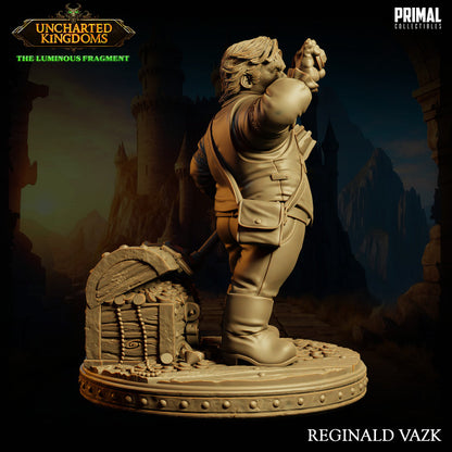 Reginald Vazk - Halfling Rogue - Uncharted Kingdoms - Unpainted Miniature