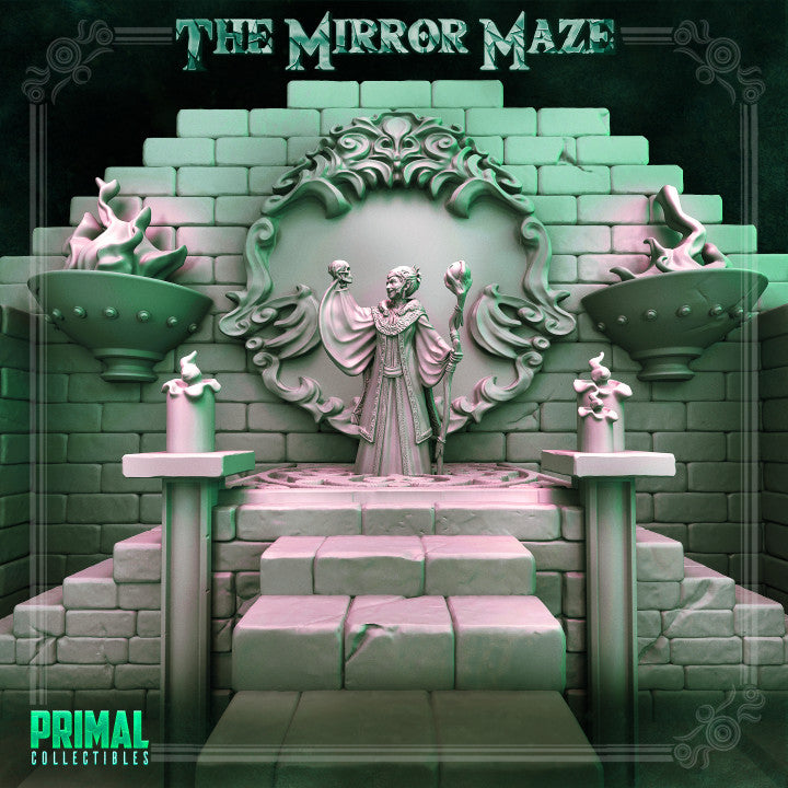 Sanctum Room - The Mirror Maze - Masters of Dungeons Quest - Unpainted Miniature