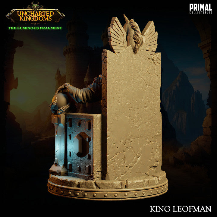 King Leofman - Uncharted Kingdoms - Unpainted Miniature