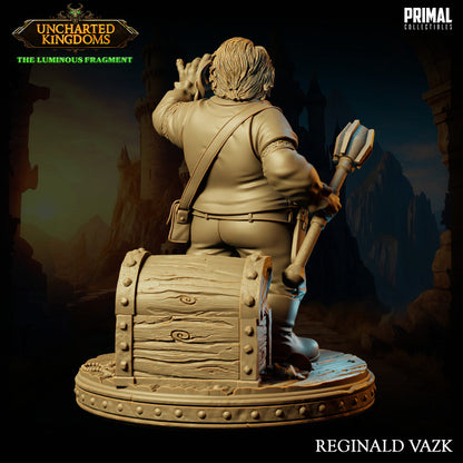 Reginald Vazk - Halfling Rogue - Uncharted Kingdoms - Unpainted Miniature