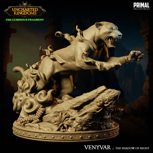 Venyvar, Panther - Uncharted Kingdoms - Unpainted Miniature