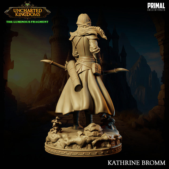 Kathrine Bromm - Uncharted Kingdoms - Unpainted Miniature