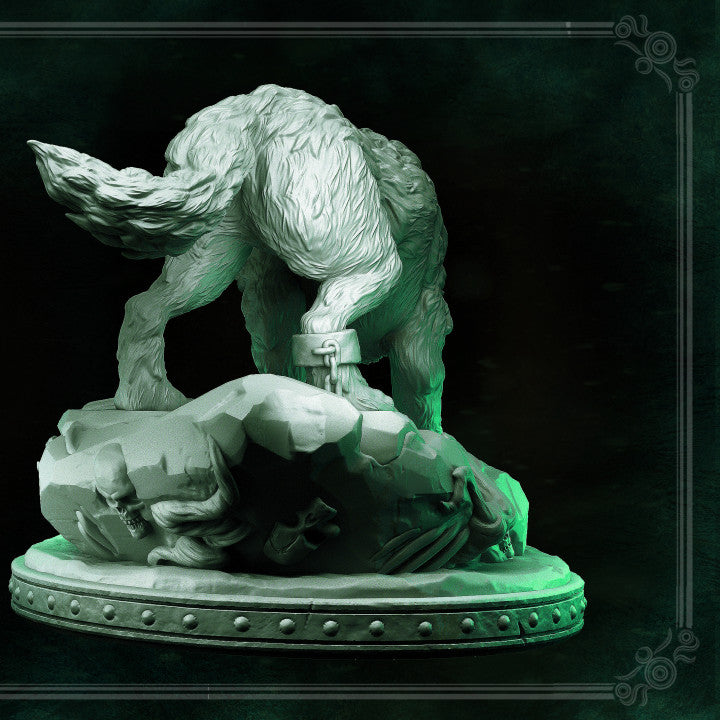 Giant Wolf - The Mirror Maze - Masters of Dungeons Quest - Unpainted Miniature