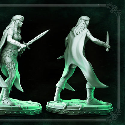 Lauriel - The Mirror Maze - Masters of Dungeons Quest - Unpainted Miniature