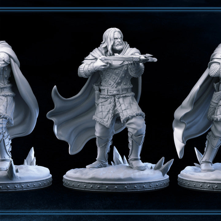 Magnus - The Freezing Darkness - Masters of Dungeons Quest - Unpainted Miniature