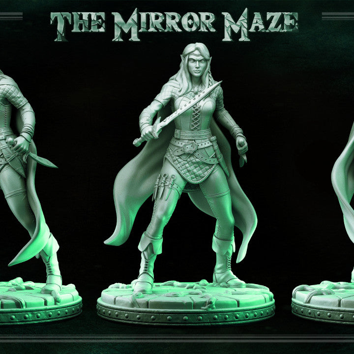 Lauriel - The Mirror Maze - Masters of Dungeons Quest - Unpainted Miniature