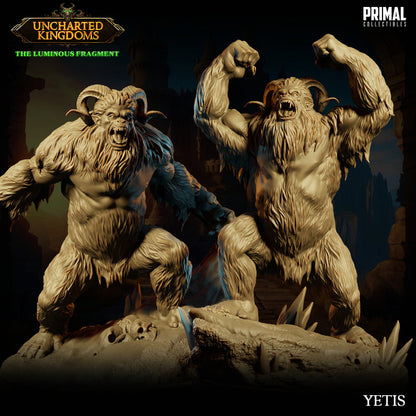 Yetis - Uncharted Kingdoms - Unpainted Miniature