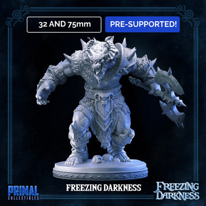 Boss The Freezing Darkness - Masters of Dungeons Quest - Unpainted Miniature