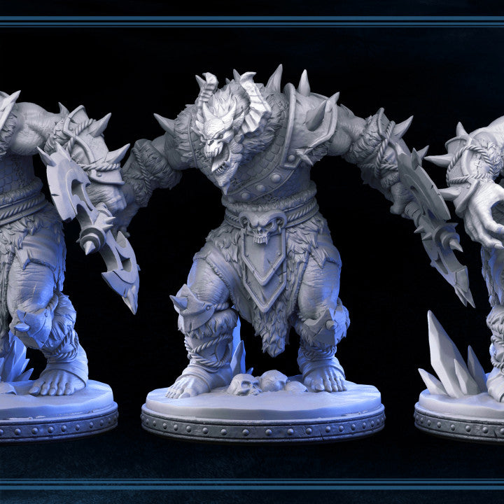 Boss The Freezing Darkness - Masters of Dungeons Quest - Unpainted Miniature