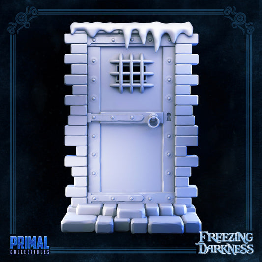 Iron Door - The Freezing Darkness - Masters of Dungeons Quest - Unpainted Miniature