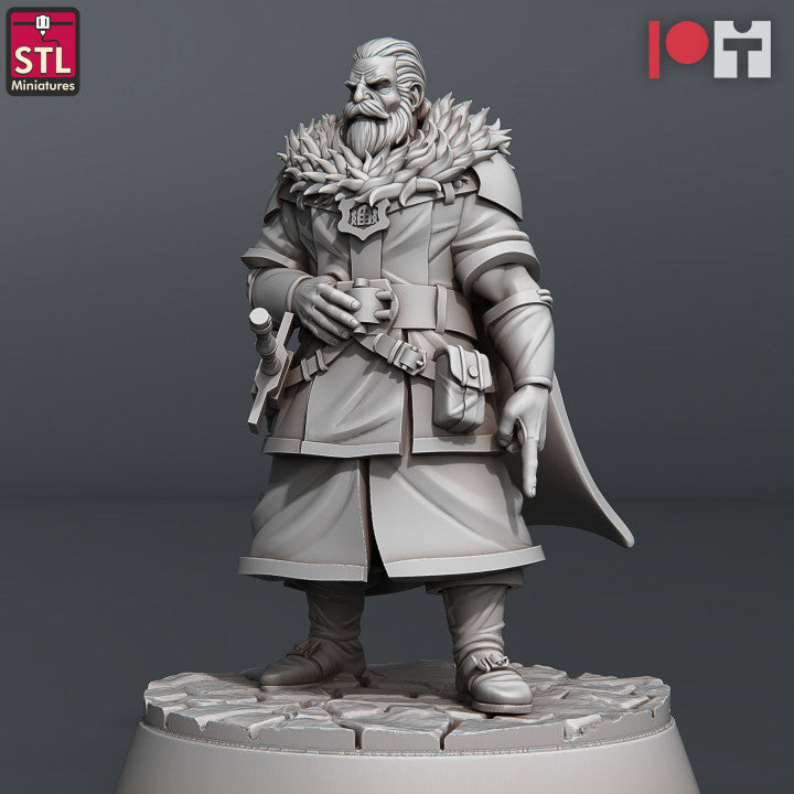 Bailiff - Jail Set - Unpainted Miniature