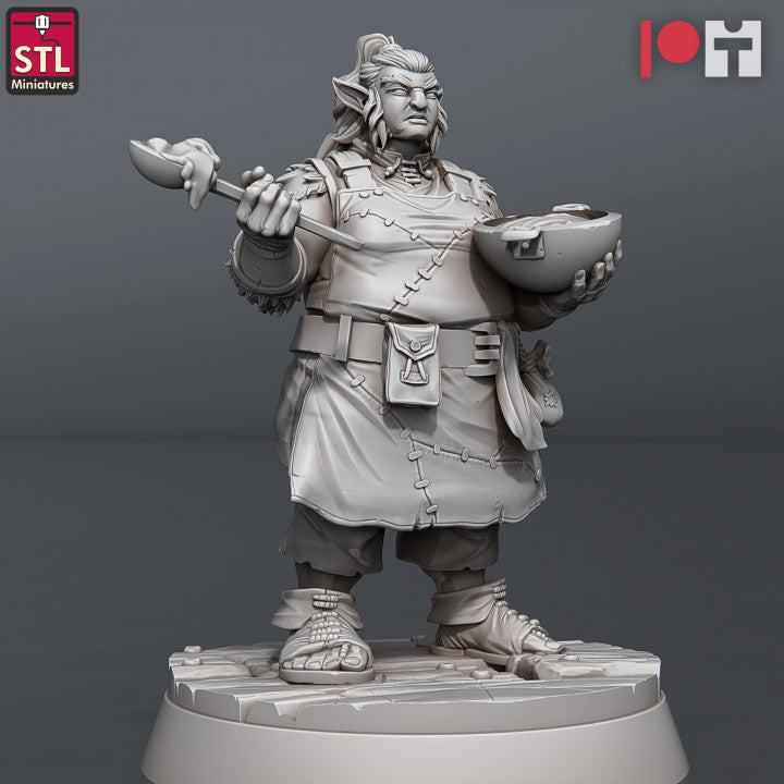 Cook - Jail Set - Unpainted Miniature