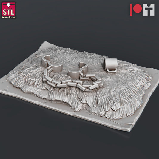 Haybed - Jail Set - Unpainted Miniature