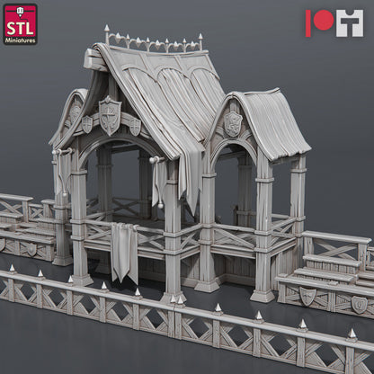 Jousting Set - Unpainted Miniature