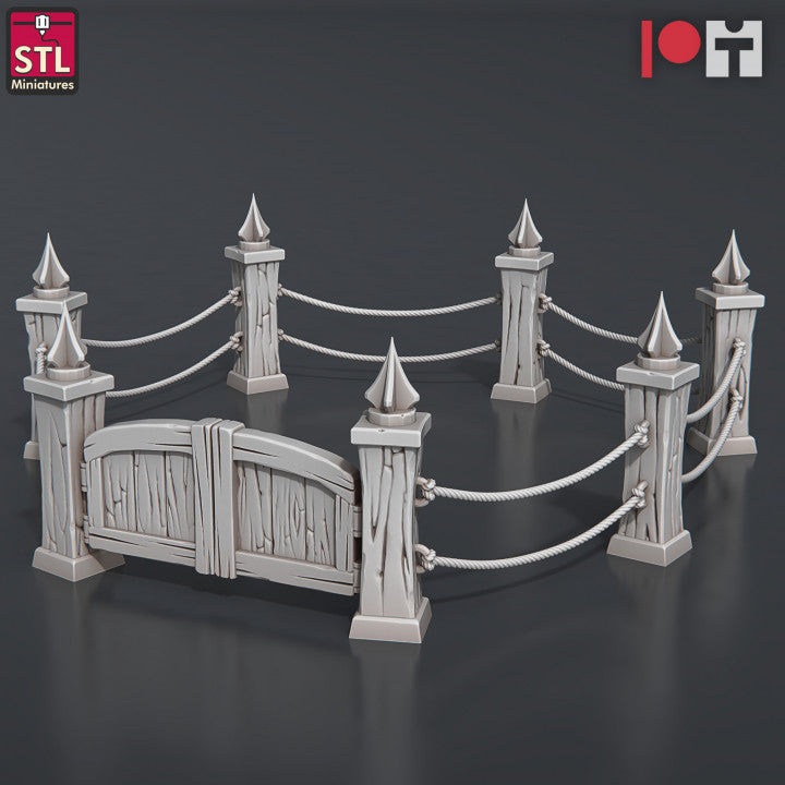 Jousting Set - Unpainted Miniature