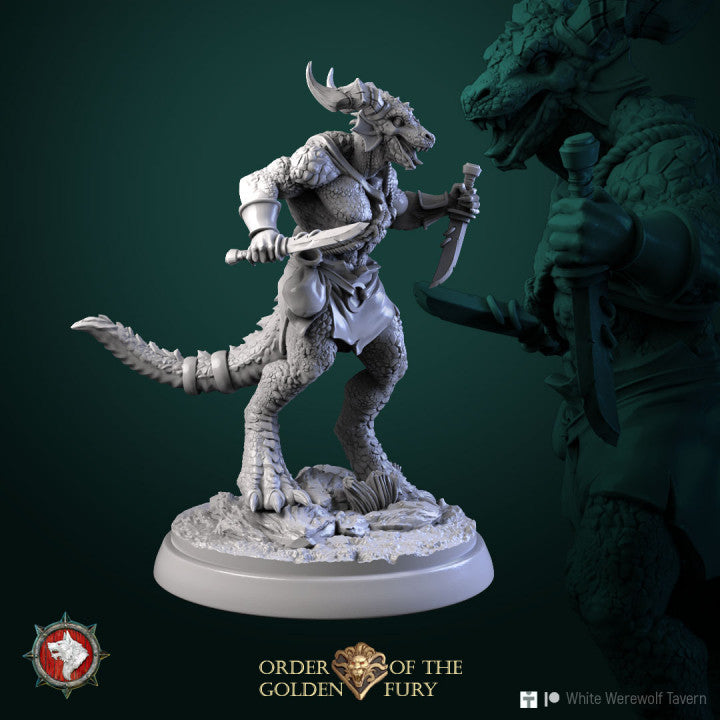 Kobold Warriors - 6 Poses - Unpainted Miniatures