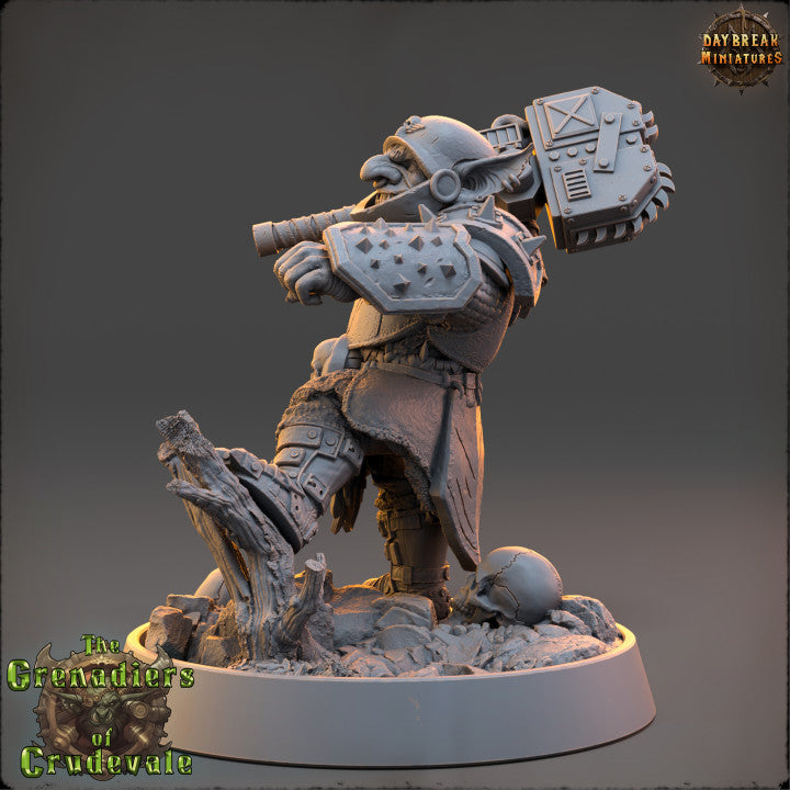 Kregger Spikeblas - The Grenadiers of Crudevale - Unpainted Miniature