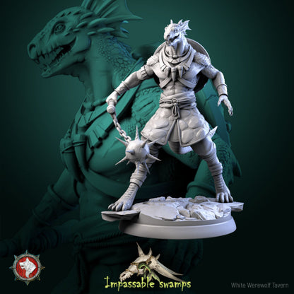 Lizardfolk Males - Unpainted Miniatures