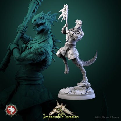 Lizardfolk Males - Unpainted Miniatures