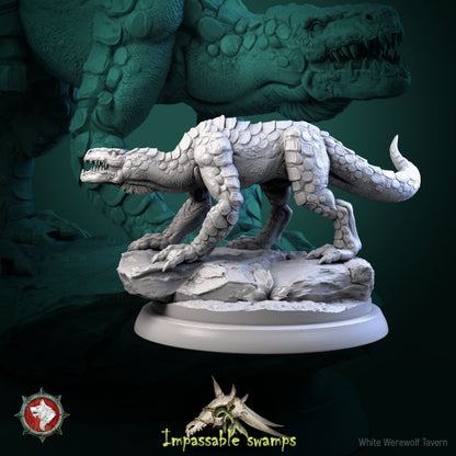 Lizards - Unpainted Miniature