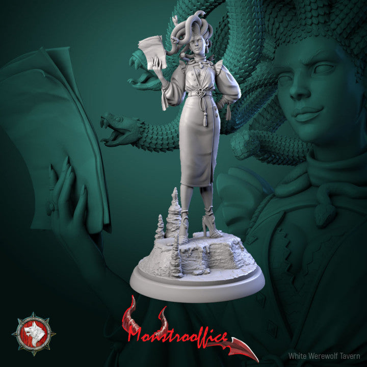 Medusa - The Monstroffice Set - Unpainted Miniature