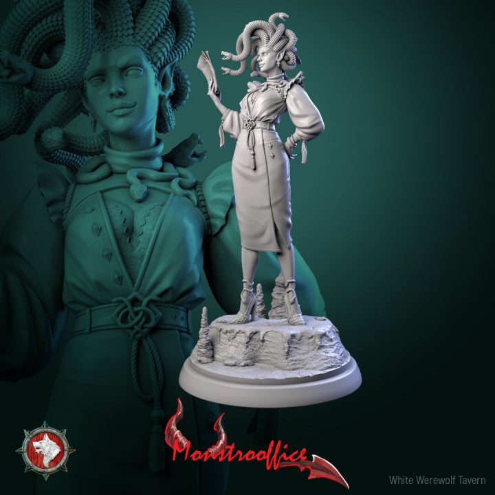 Medusa - The Monstroffice Set - Unpainted Miniature