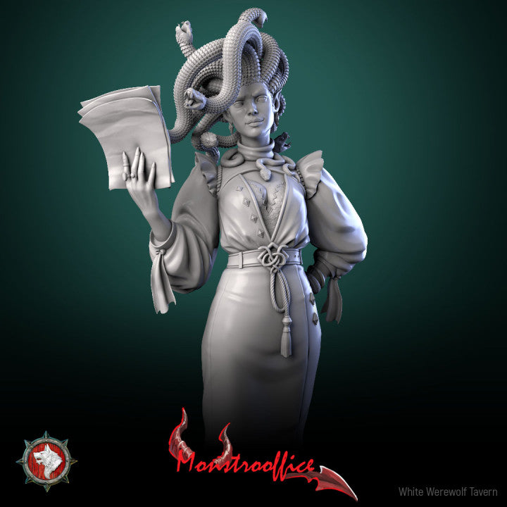 Medusa - The Monstroffice Set - Unpainted Miniature