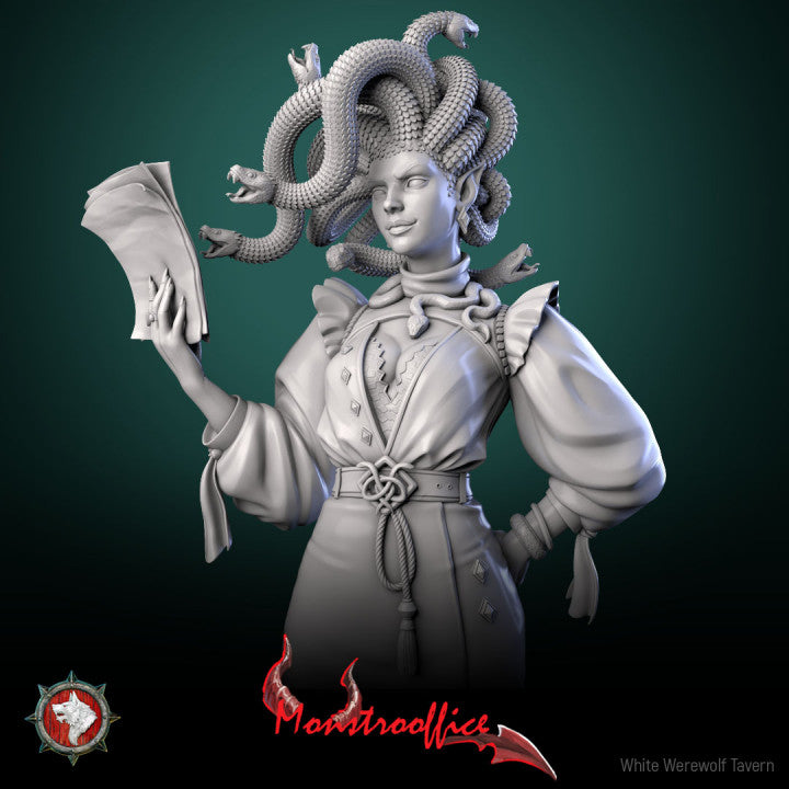 Medusa - The Monstroffice Set - Unpainted Miniature