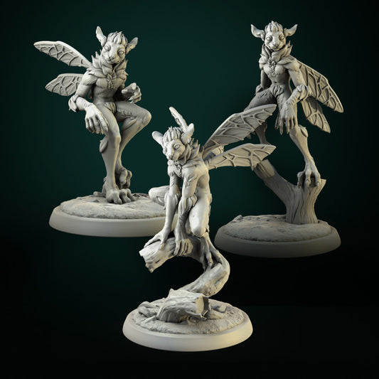 Forest Mephits - Unpainted Miniature