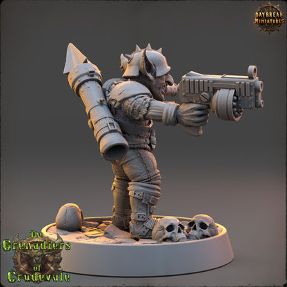 Piston Petrov - The Grenadiers of Crudevale - Unpainted Miniature