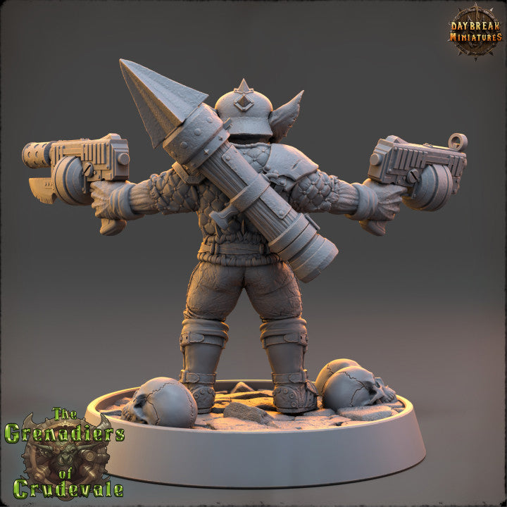 Piston Petrov - The Grenadiers of Crudevale - Unpainted Miniature