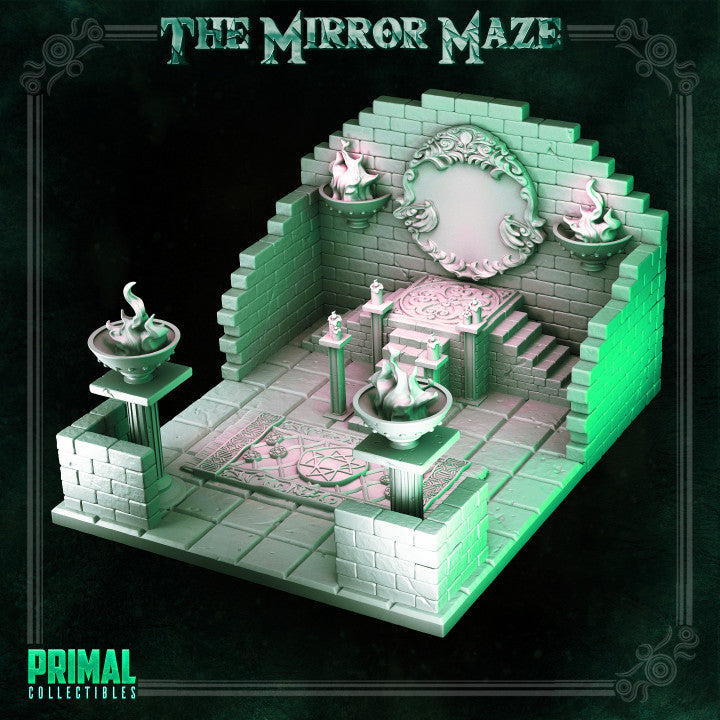 Sanctum Room - The Mirror Maze - Masters of Dungeons Quest - Unpainted Miniature