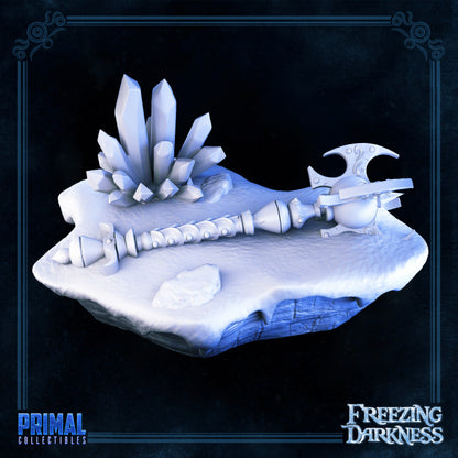 Magic Scepter - The Freezing Darkness - Masters of Dungeons Quest - Unpainted Miniature