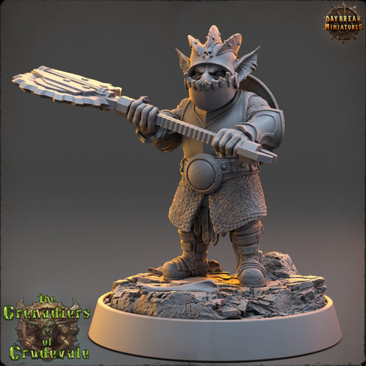 Snitzler Sjukov - The Grenadiers of Crudevale - Unpainted Miniature