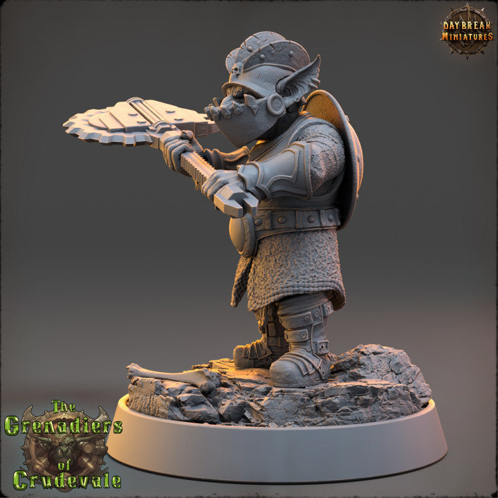 Snitzler Sjukov - The Grenadiers of Crudevale - Unpainted Miniature