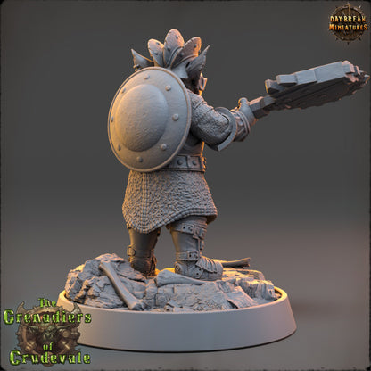 Snitzler Sjukov - The Grenadiers of Crudevale - Unpainted Miniature