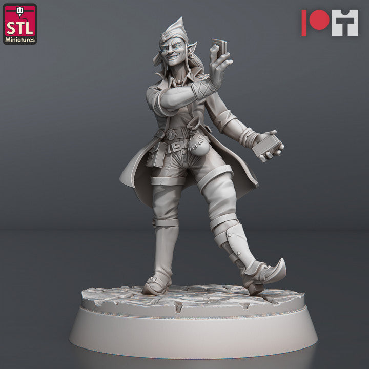 Street Gambler Set - Unpainted Miniature