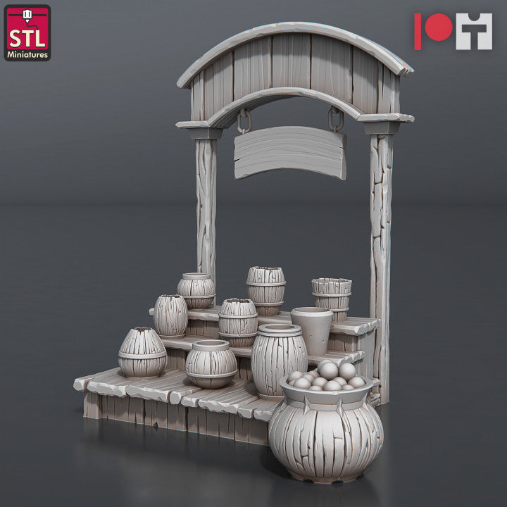 Street Gambler Set - Unpainted Miniature