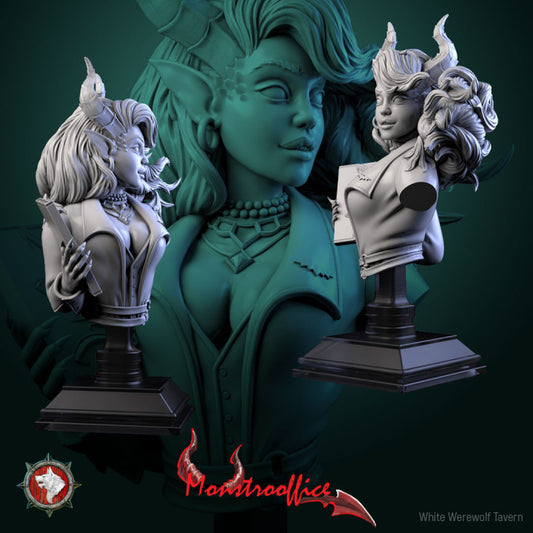 Superintendent Tiefling - Bust