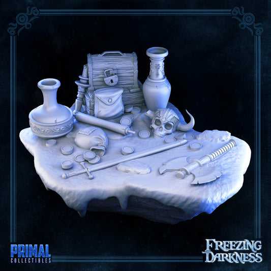 Treasure - The Freezing Darkness - Masters of Dungeons Quest - Unpainted Miniature