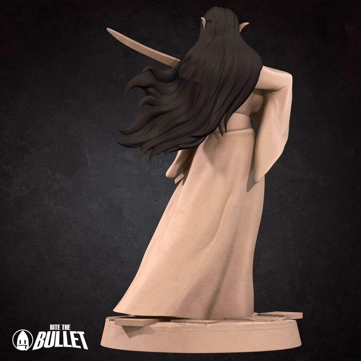 Audrey, Elven Evenstar, Pinup - Unpainted Miniature