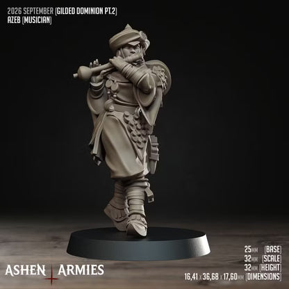 Azebs, Gilded Dominion - Bullet Crusade - Unpainted Miniature