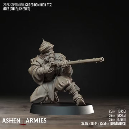 Azebs, Gilded Dominion - Bullet Crusade - Unpainted Miniature